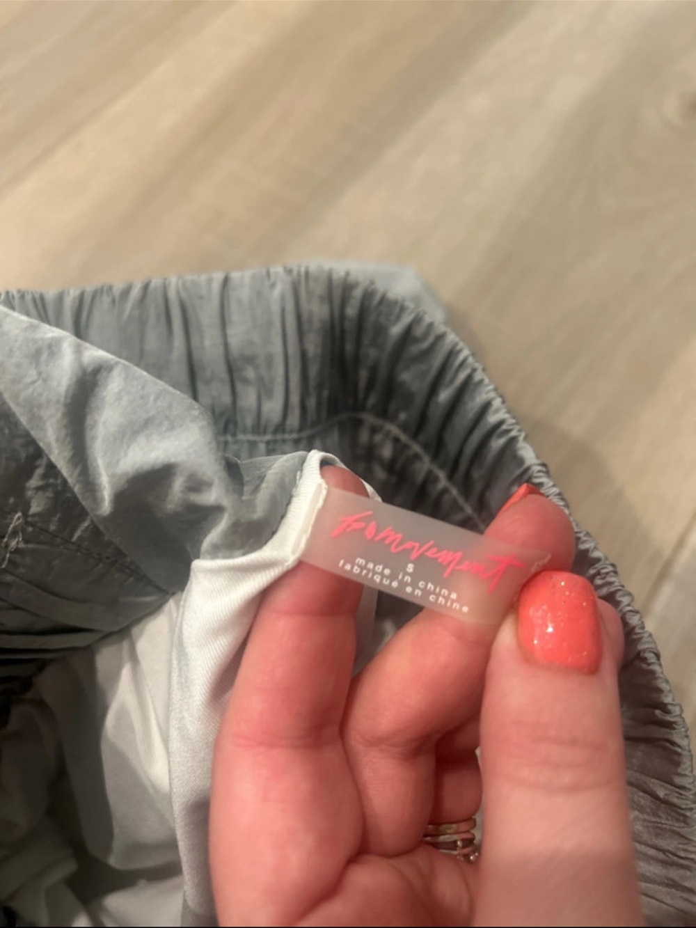 Free People Movement Gray Workout Shorts - Picture 5 of 6